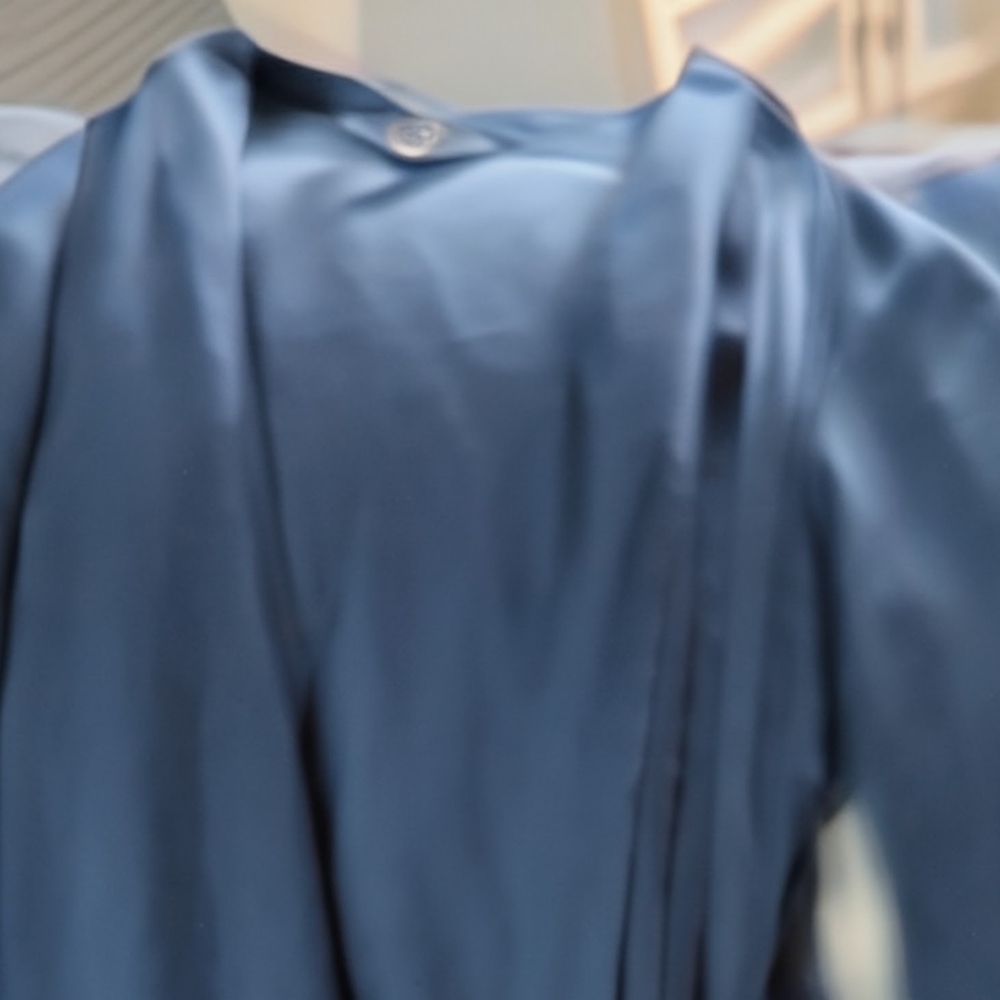 Summer Robe Housecoat Mens 100% Polyester Ties With Belt